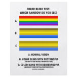 Color Blind Test (Colors Of Rainbow Vision Test) Full Color Flyer