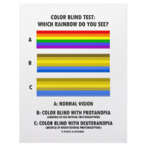 Color Blind Test (Colors Of Rainbow Vision Test) letterhead