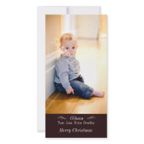 Color Block Botttom Photo Card photo cards by gramkinpaperstudio Color Block Botttom Photo Card photo cards