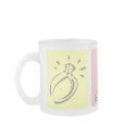 Color Block Bride mugs