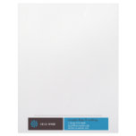 Color Block Brown and Blue Retro Letterhead