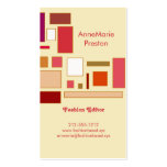 Color Block: Cake Business Card business cards