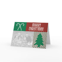 Color Block Christmas Card