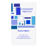 Color Block: Cobalt Business Card business cards