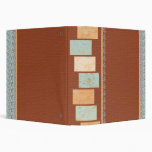 Color Block Grunge Vinyl Binder