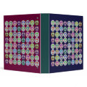 Color Block Peace Notebook binders by WorldPeaceSigns Color Block Peace Notebook binders