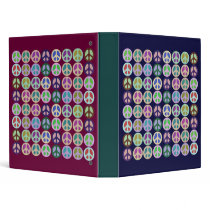 Color Block Peace Notebook binders