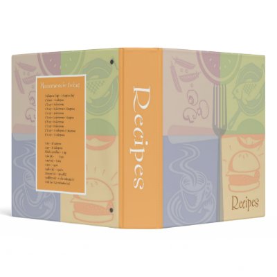 Color Block Recipe Binder by rtremblay62