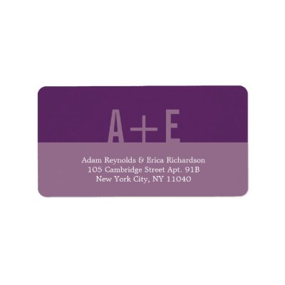 Color Blocks Address Labels