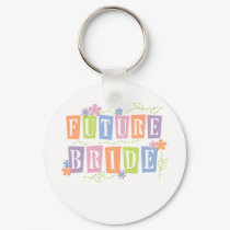 Color Blocks Future Bride keychains
