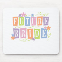 Color Blocks Future Bride mousepads