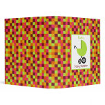 Color Blocks & Green Baby Shower Binder
