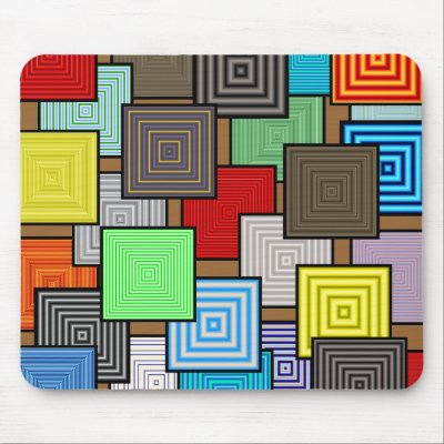 Color Blocks Mousepad by RedRider08