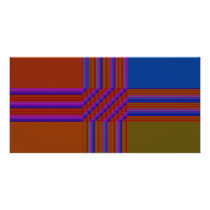 Color Blocks Custom Photo Card