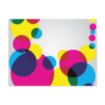 Color Bubbles Post Cards