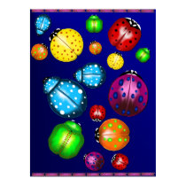Color Bugs Poster posters by Lotacats Color Bugs Poster posters
