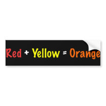 Color Bumper Sticker