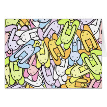 color bunnies cards
