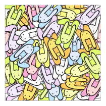 color bunnies posters by VioDeSign color bunnies posters