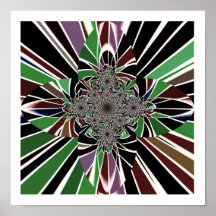 Color Burst Original Art Poster