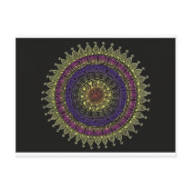 Color burst postcards