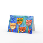 Color Cats - Greeting Card