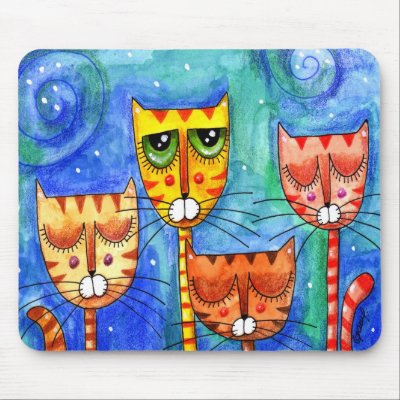 Color Cats - Mousepad