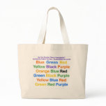 Color Chart Science Optical Illusions bags