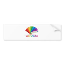 Color Checker Bumper Sticker