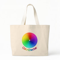 Color Checker Spectrum Canvas Bags