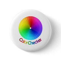 Color Checker Spectrum Pinback Buttons