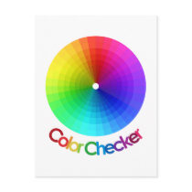 Color Checker Spectrum Post Card