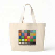 Color Checker Table Canvas Bags