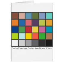 Color Checker Table Cards