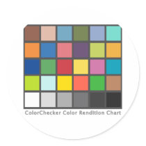 Color Checker Table Stickers