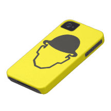 Color Choice "Hardhat" Pictogram iPhone 4 Case