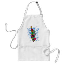 Color Coded Manhattan Map aprons by greenbaby Color Coded Manhattan Map aprons