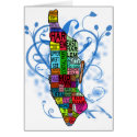 Color Coded Manhattan Map cards by greenbaby Color Coded Manhattan Map cards