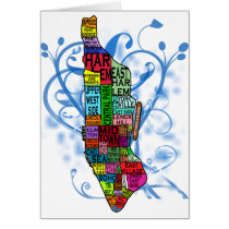 Color Coded Manhattan Map cards by greenbaby Color Coded Manhattan Map cards