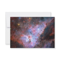 Color Composite Image of the Carina Nebula Custom Invitation