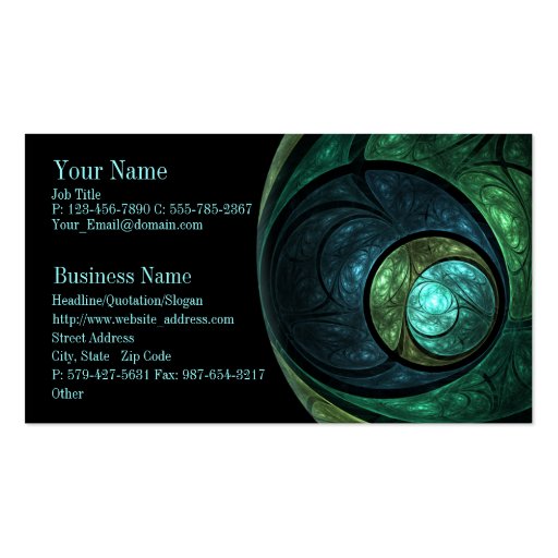 Color Conception Business Card (front side)