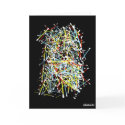 Color Cotton Swabs Greeting Card