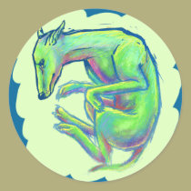 Color Crazy Canine stickers