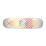 Color Criss Cross Lines Skateboard Color Criss Cross Lines Skateboard