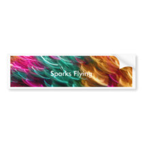 Color Curls bumper stickers