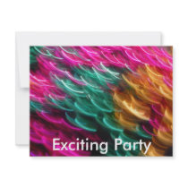 Color Curls invitations by Debrene Color Curls invitations
