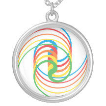Color Curves: Abstract Art: Necklace