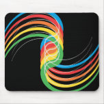 Color Curves: Vector Illustration: Mouse Pad