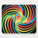 Color Curves: Vector Illustration: Mousepad