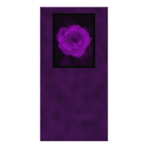 Color de rosa púrpura. Con púrpura negra y oscura Plantilla Para Tarjeta De Foto